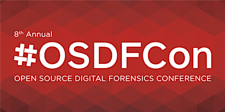 2017 Open Source Digital Forensics Conference (#OSDFCon) primary image