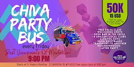 Chiva Party Bus with LiLO primary image