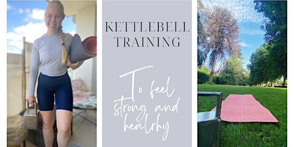 Outdoor kettlebell group training