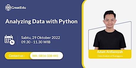 Analyzing Data with Python