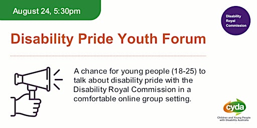 Disability Pride Youth Forum