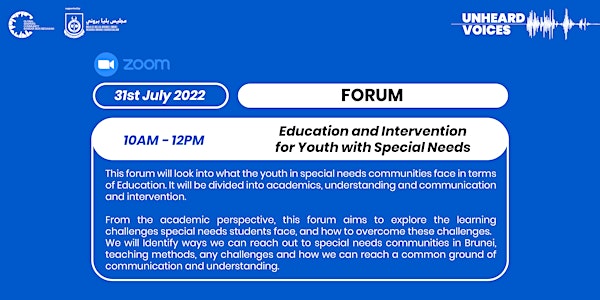 Forum 1: Education & Intervention
