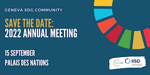 Geneva SDG Community - 2022 Annual Meeting