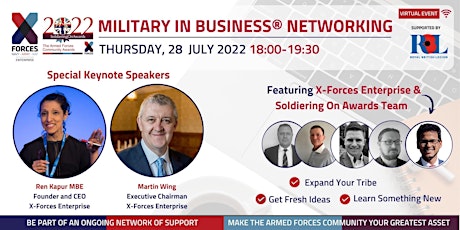 Military in Business® Virtual Networking Event primary image