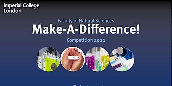 Faculty of Natural Sciences Make-A-Difference Competition Final 2022
