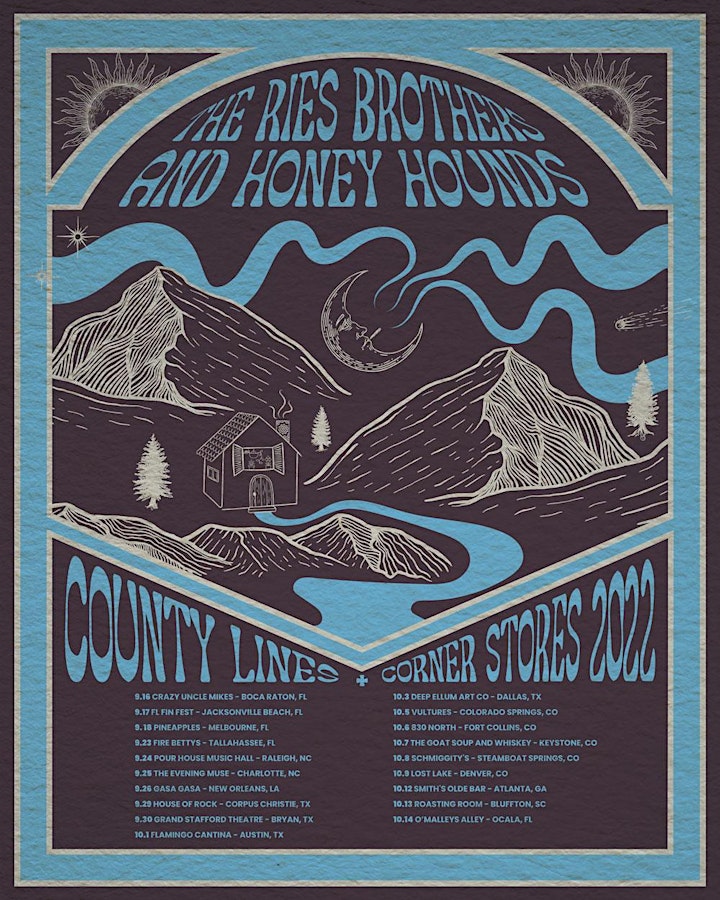 The Ries Brothers & Honey Hounds - County Lines + Corner Stores Tour image