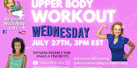 LIVE!Upper Body Workout Class Beginners to Advanced Angela Fischetti