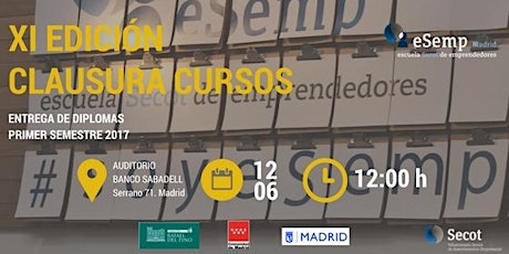 Primaire afbeelding van XI Edición Clausura Cursos eSemp Madrid. Entrega de Diplomas