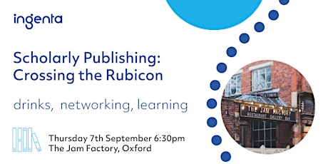 BookMachine Oxford: Scholarly Publishing: Crossing the Rubicon primary image