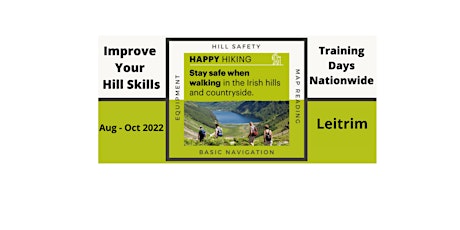 Happy Hiking - Hill Skills Day - 27th  August - Leitrim