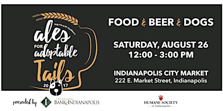 IndyHumane's Ales for Adoptable Tails 2017, presented by The National Bank of Indianapolis primary image