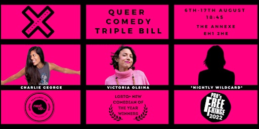 Clandestina Queer Comedy Triple Bill - LGTBQ Comedy at EdFringe Dashboard