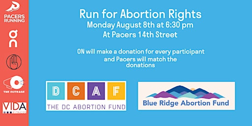 Pacers Running - Run/Walk for Abortion Rights