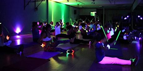 Sat Jun 10th 6:30pm "Just Glow with It, Baby" Black Light POUND® Drumming at Restoring Bodies Fitness Studio with Tammie Brown primary image