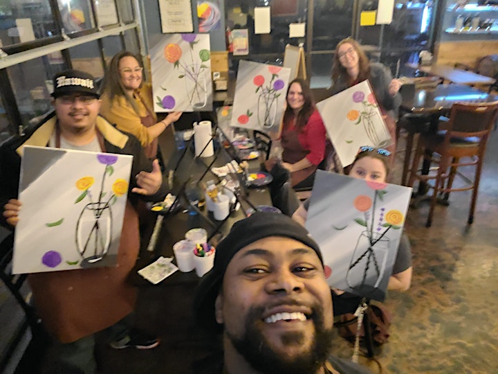 "Magical Flight"-- PNW Paint Night Paint and Sip image