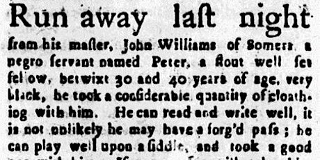Three More Unredeemed Captives: Escaping Slavery in 18th C Western MA