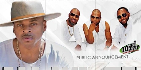 R&B Singer Stokley Live in Concert with Public Announcement