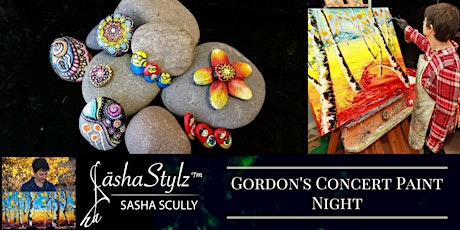 Rocking Art Gordon's Concert Paint Night Series | SäshaStylz™ primary image