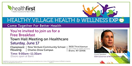 Claremont Healthy Village Town Hall Breakfast Meeting  primary image