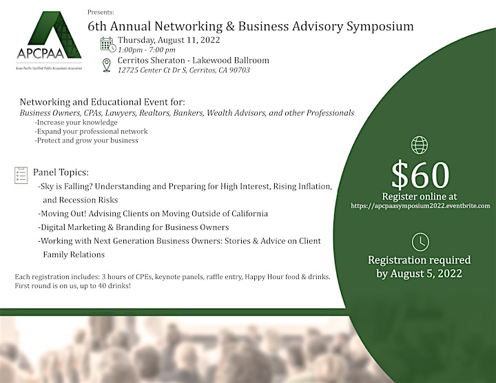 2022 APCPAA 6th Annual Business & Professional Advisory Symposium image