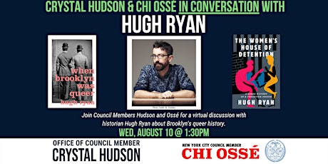 Crystal Hudson & Chi Ossé In Conversation With Hugh Ryan
