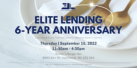 Elite Lending's 6-Year Anniversary