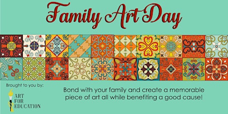 Family Art Day - Learn Spanish Tile Art
