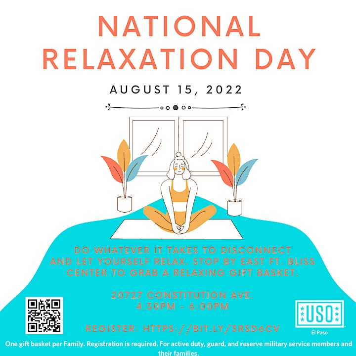 ***CANCELED*** 15 AUG - National Relaxation Day Gift Basket image