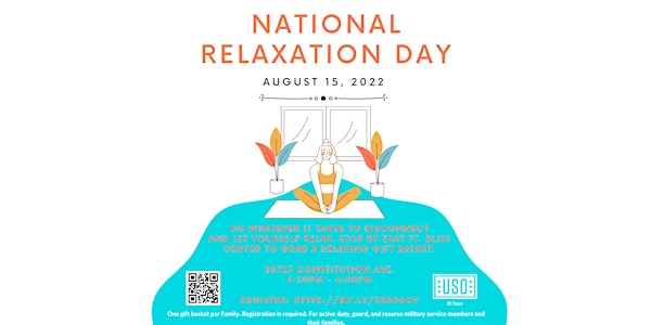 ***CANCELED*** 15 AUG - National Relaxation Day Gift Basket