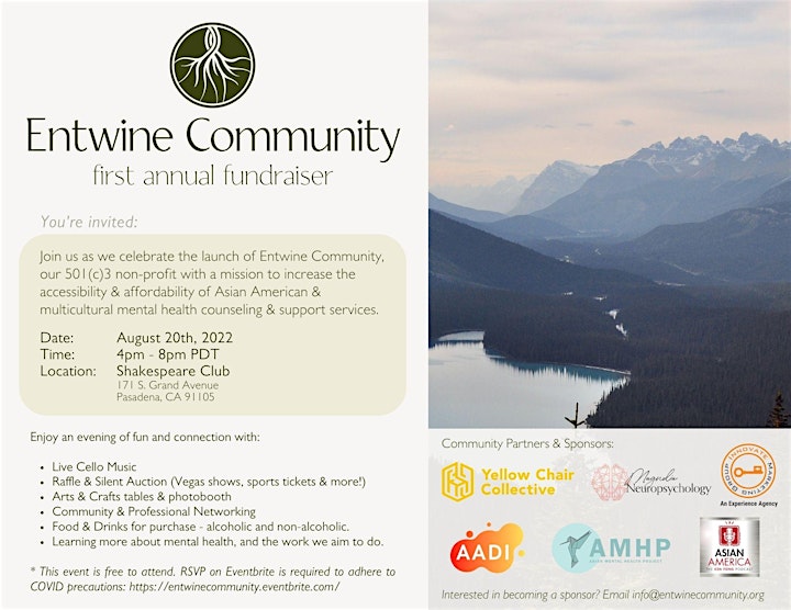 Entwine Community Launch Celebration & Fundraiser Party image