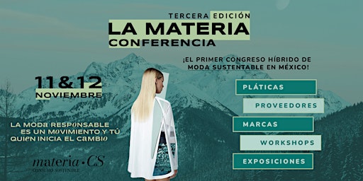 La Materia 2022, Hybrid Mexico City, Conference & Expo