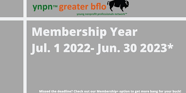 YNPN Greater Bflo Membership (July 1, 2022 - June 30, 2023)