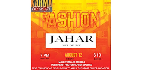 FASHION & NETWORKING EVENT
