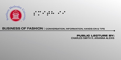 BUSINESS OF FASHION LECTURE: Conversation, Information, Hands-On & Tips primary image