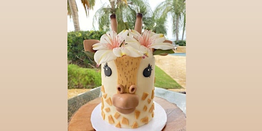 Adults - giraffe  cake decorating class