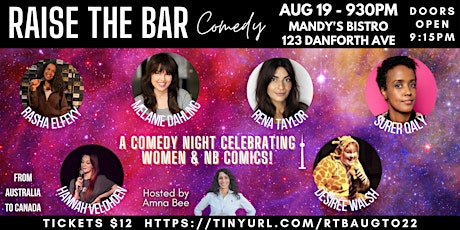 Raise the Bar Comedy Showcase - Awesome August!