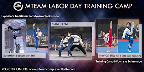 Team-M Taekwondo 2022 Labor Day Camp! primary image