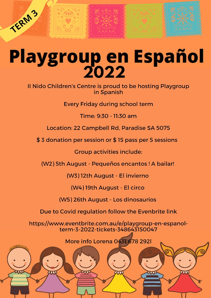 Playgroup en Español - Term 3 2022 image