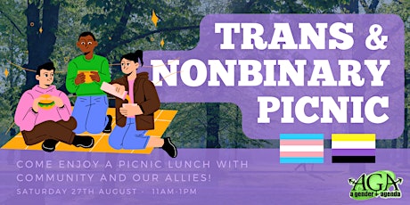 August Trans & Nonbinary Picnic - Wear It Purple!
