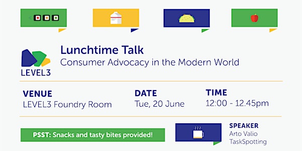 Lunchtime Talk: Consumer Advocacy in the Modern World