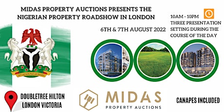 Midas Property Auctions presents The Nigerian Property Roadshow in London primary image
