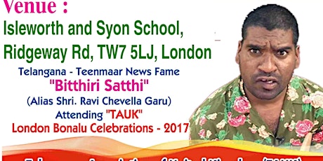  London Bonalu Celebrations @ Isleworth and Syon School,Ridgeway Rd, TW7 5LJ, London - TAUK primary image