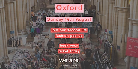 Oxford Vintage Second Life Fashion Pop-Up- Oxford