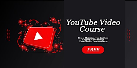 How to Make Money on YouTube Vlog Video Editing Content Creation Course