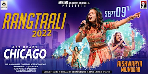 Rangtaali 2022 with Aishwarya Majmudar, Chicago