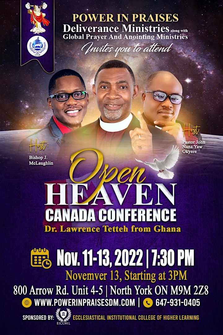 OPEN HEAVEN CANADA CONFERENCE image
