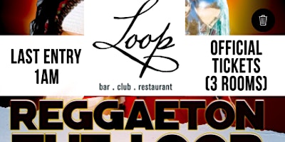 Imagen principal de Fiesta de Reggaeton GRATIS en THE LOOP BAR FRIDAY. Tickets oficiales