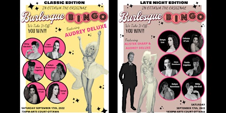 The Original Burlesque Bingo Ottawa- Two Shows
