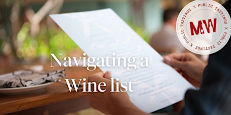 Navigating A Wine List