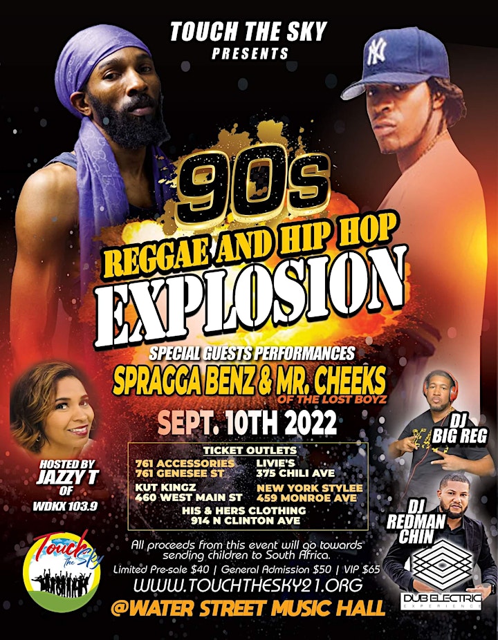 90's Reggae & Hip Hop Explosion w/ Spragga Benz and Mr. Cheeks image